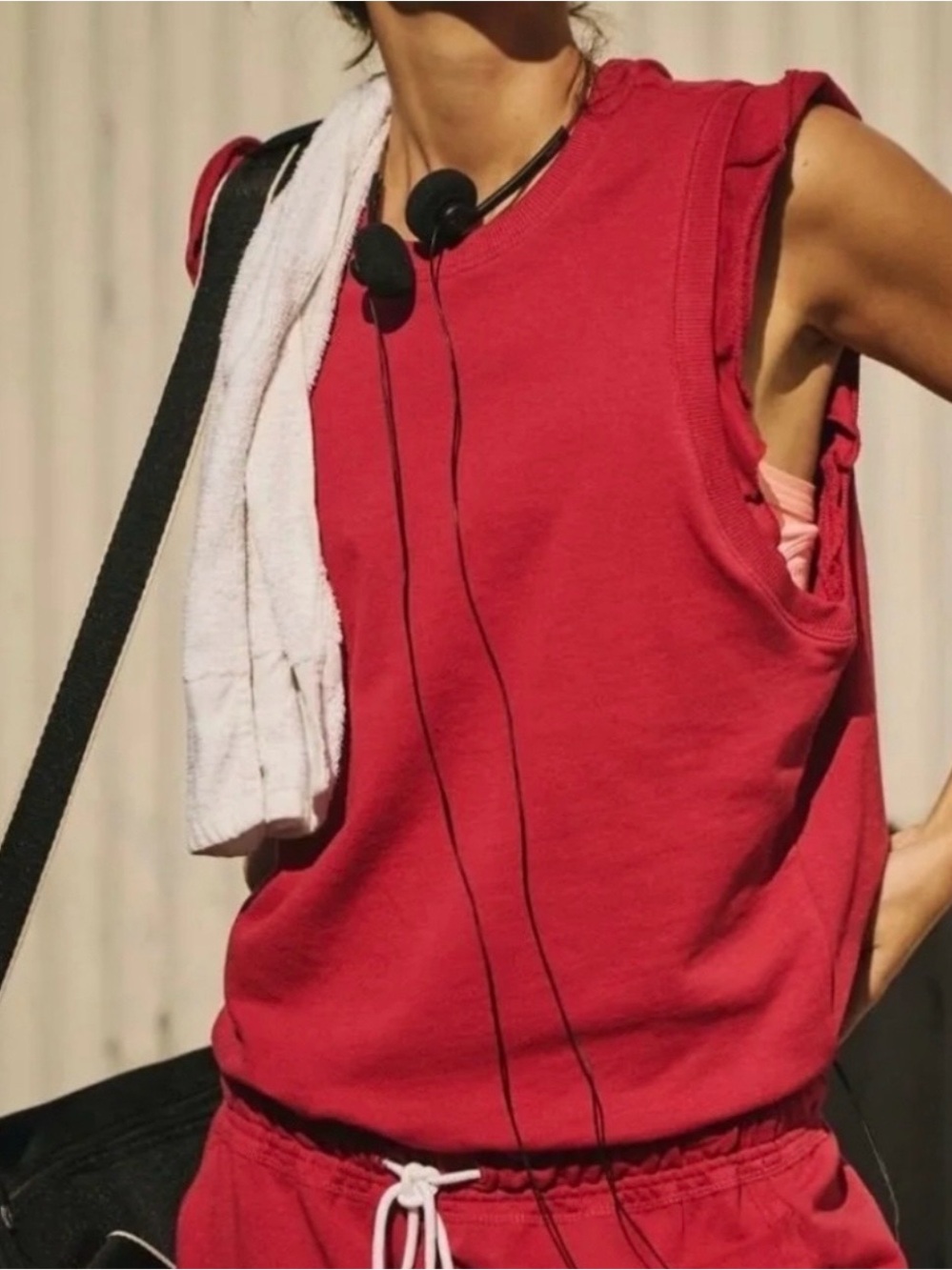 FP Movement by Free People Red Sweatshirt Tank